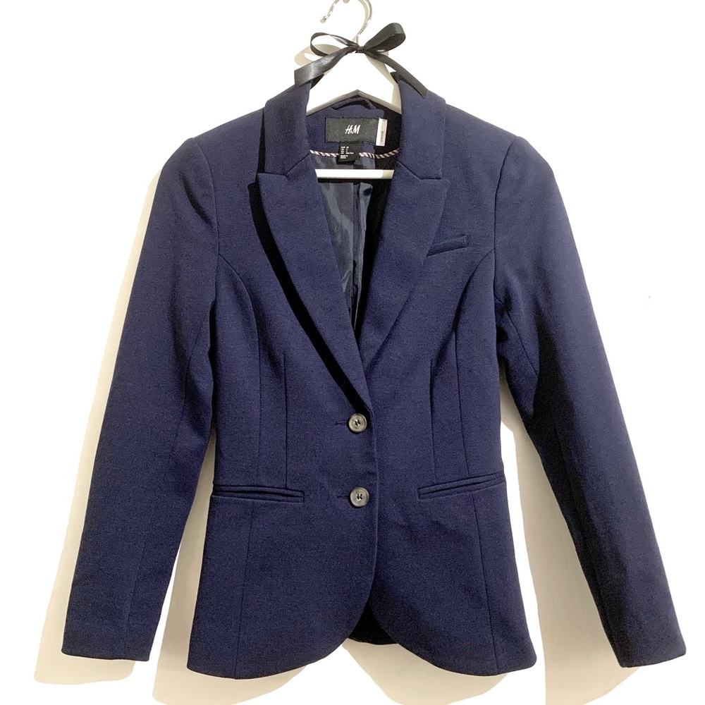 H&M Navy Blue Blazer